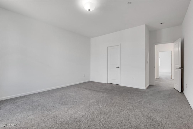 unfurnished bedroom with carpet floors