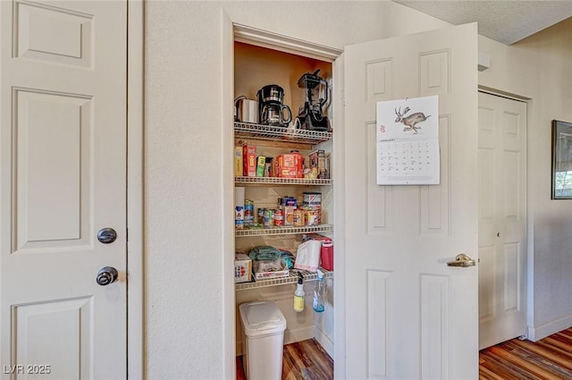 view of pantry