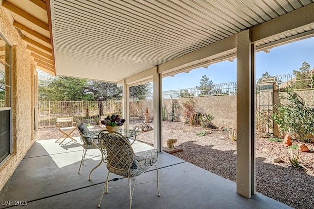 view of patio / terrace