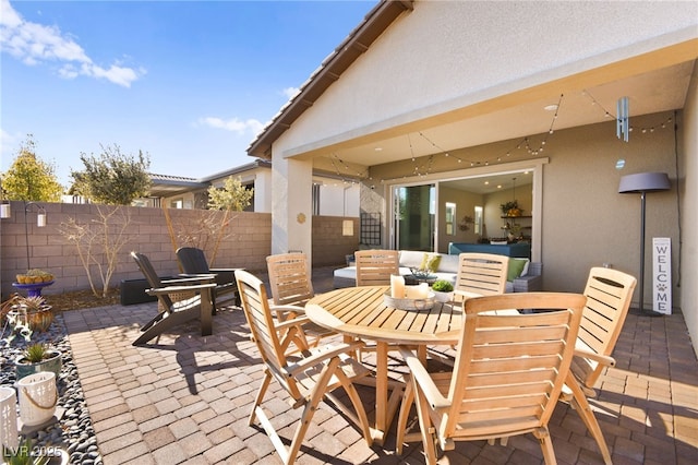 view of patio