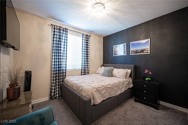 bedroom featuring carpet flooring