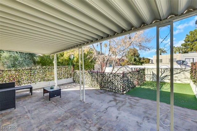 3473 Monte Carlo Dr, Las Vegas, NV 89121 - fenced backyard featuring a patio