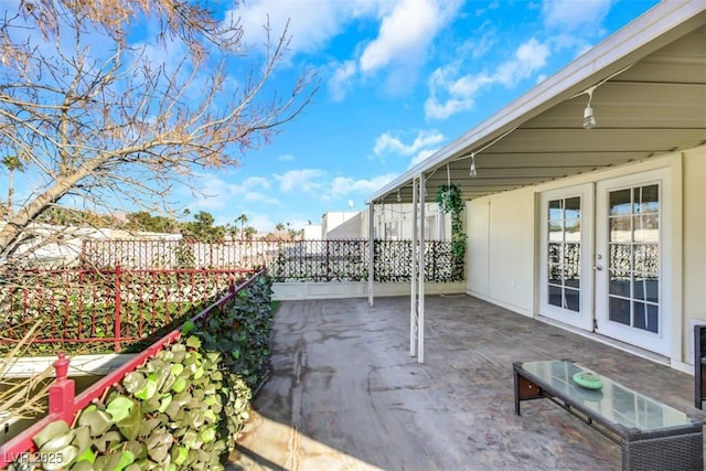 3473 Monte Carlo Dr, Las Vegas, NV 89121 - view of patio featuring french doors