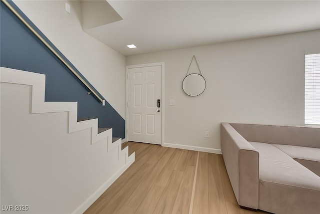 3473 Monte Carlo Dr, Las Vegas, NV 89121 - entryway with light wood-style floors and baseboards