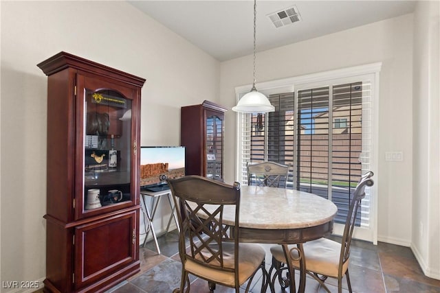 view of dining room