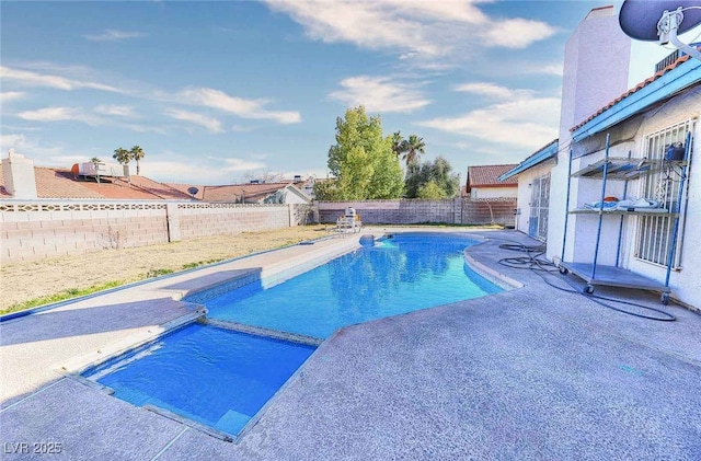 view of pool