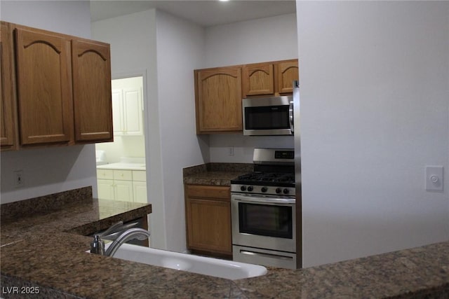 kitchen featuring sink and appliances with stainless steel finishes