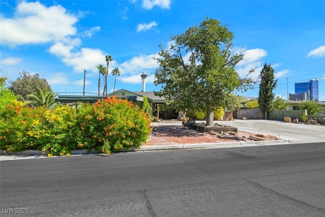 view of front of home