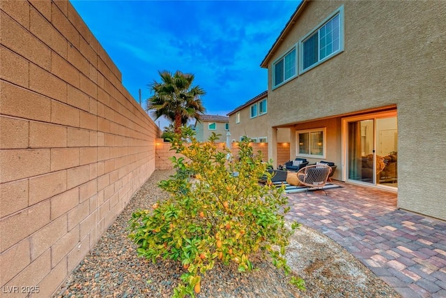 exterior space featuring a patio