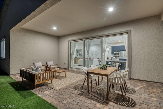 view of patio / terrace featuring outdoor lounge area