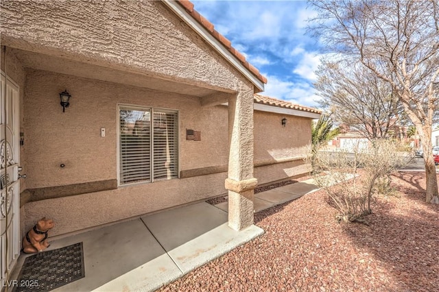 exterior space featuring a patio