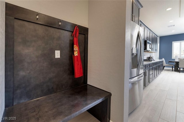 kitchen with stainless steel appliances