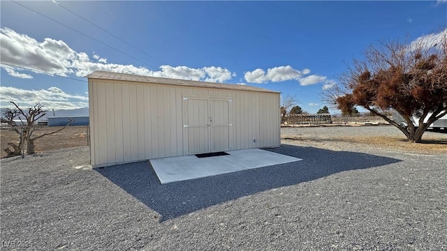 view of outbuilding