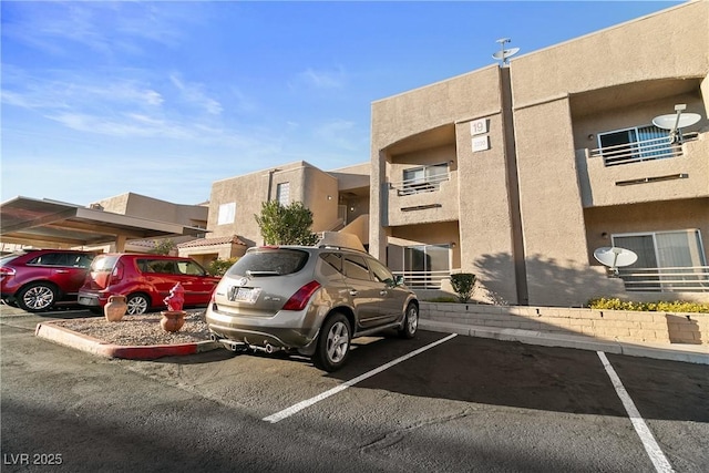 view of vehicle parking