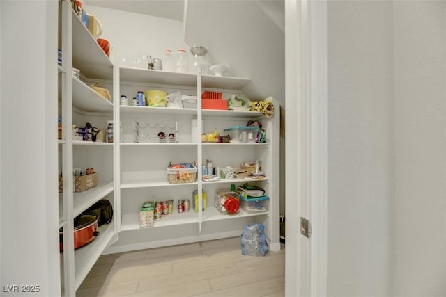 view of pantry