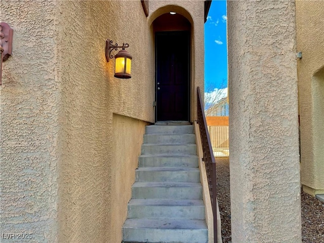 view of staircase