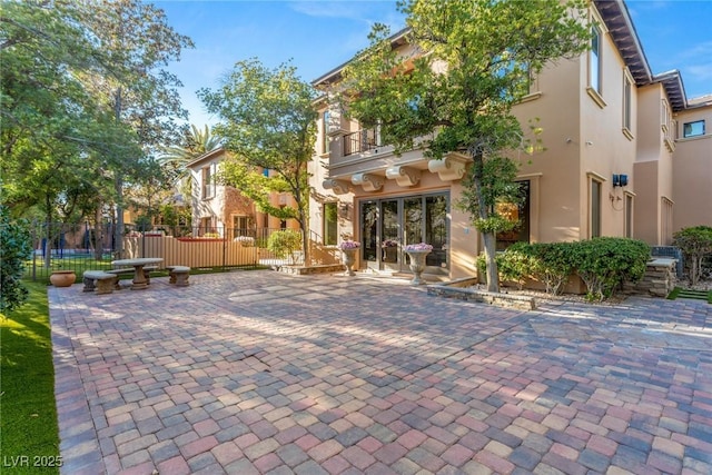 exterior space with a patio