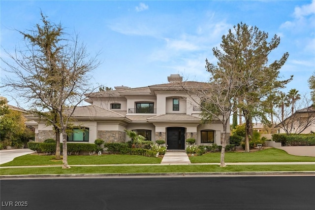 632 Canyon Greens Dr, Las Vegas, NV 89144 - view of front of property featuring a front yard