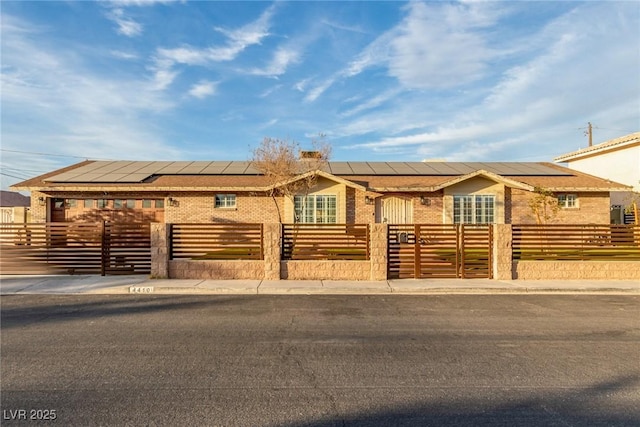4410 E Boston Ave, Las Vegas, NV 89104 - view of front facade with solar panels