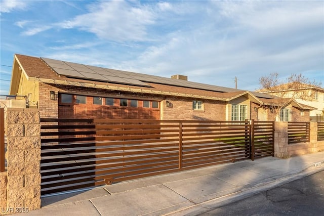 4410 E Boston Ave, Las Vegas, NV 89104 - view of gate featuring solar panels