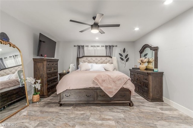 4410 E Boston Ave, Las Vegas, NV 89104 - bedroom with ceiling fan