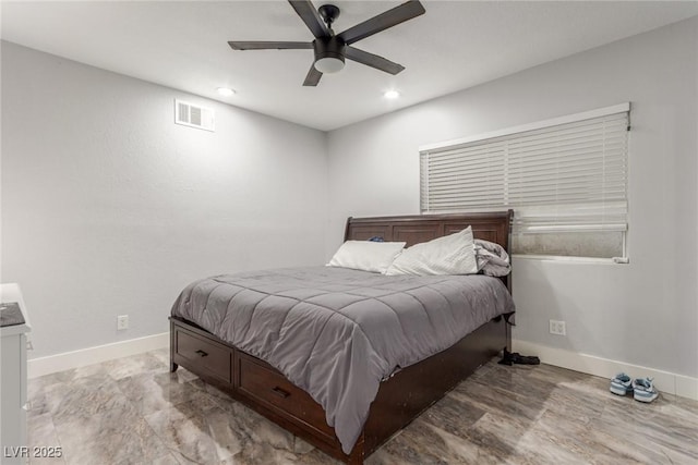 4410 E Boston Ave, Las Vegas, NV 89104 - bedroom with ceiling fan