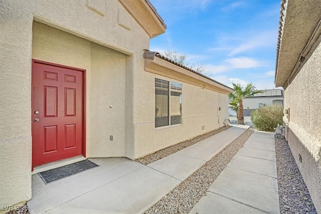 view of entrance to property