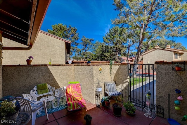 view of patio