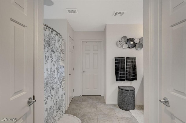 bathroom featuring tile patterned floors