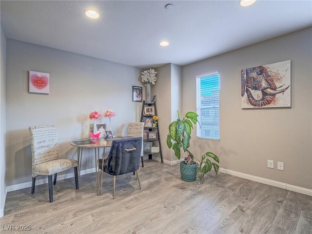 interior space featuring hardwood / wood-style floors