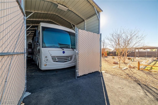 view of vehicle parking