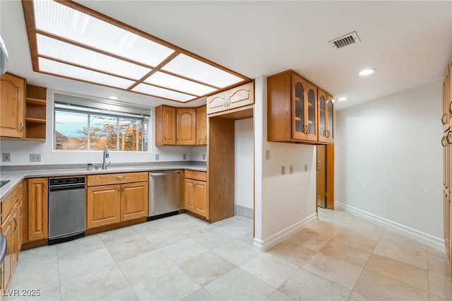 kitchen featuring sink and stainless steel dishwasher