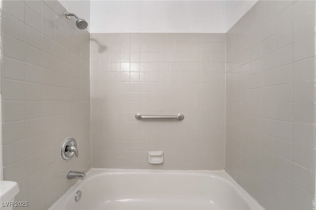 full bath with  shower combination and toilet