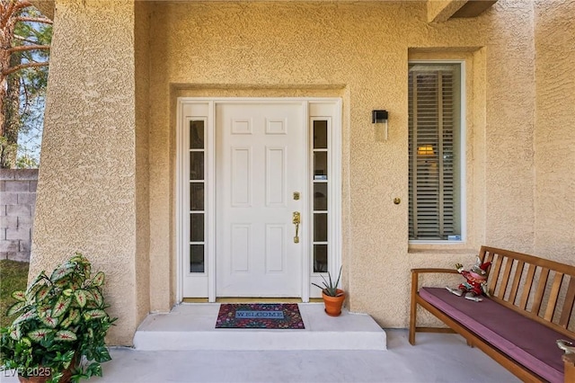 view of property entrance