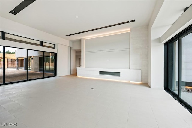 view of unfurnished living room