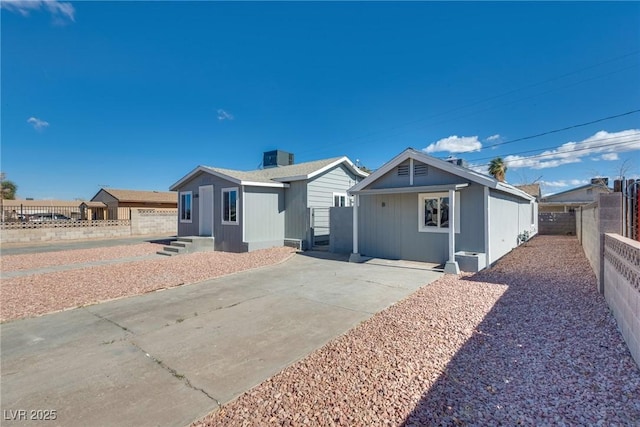 view of ranch-style home