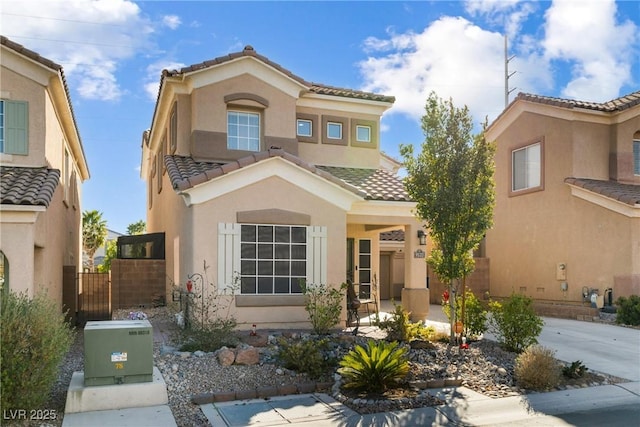 view of mediterranean / spanish house