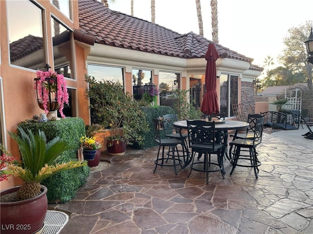 view of patio / terrace with outdoor dining area