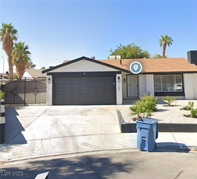 view of ranch-style home