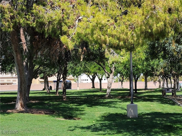 view of home's community featuring a yard