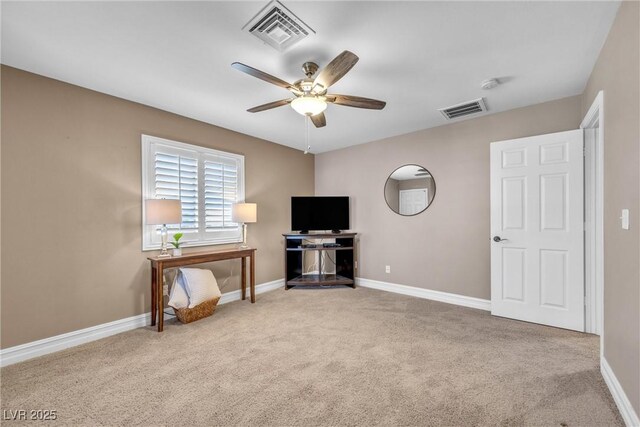 9435 Westwind Rd, Las Vegas, NV 89139 - unfurnished room featuring ceiling fan, carpet flooring, and baseboards