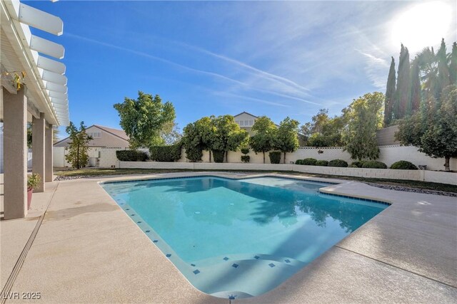 9435 Westwind Rd, Las Vegas, NV 89139 - view of pool featuring a fenced backyard and a patio