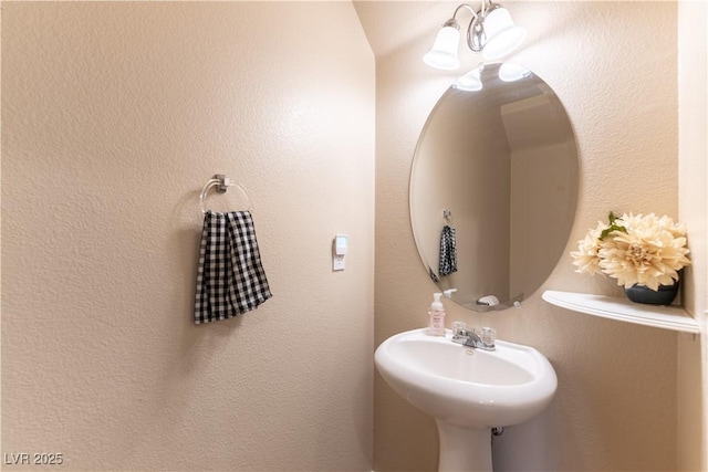 bathroom with a sink