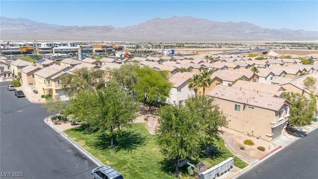 9527 Havasu Canyon Ave, Las Vegas, NV 89166 - aerial view of residential area with mountains