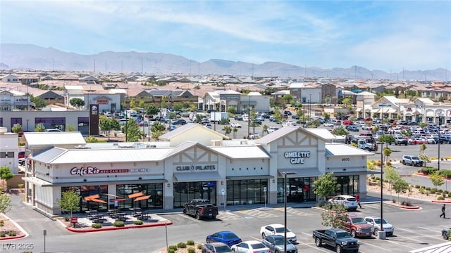 9527 Havasu Canyon Ave, Las Vegas, NV 89166 - bird's eye view of a mountainous background and a commercial area