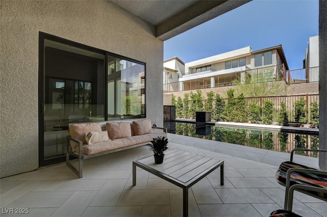 balcony featuring outdoor lounge area