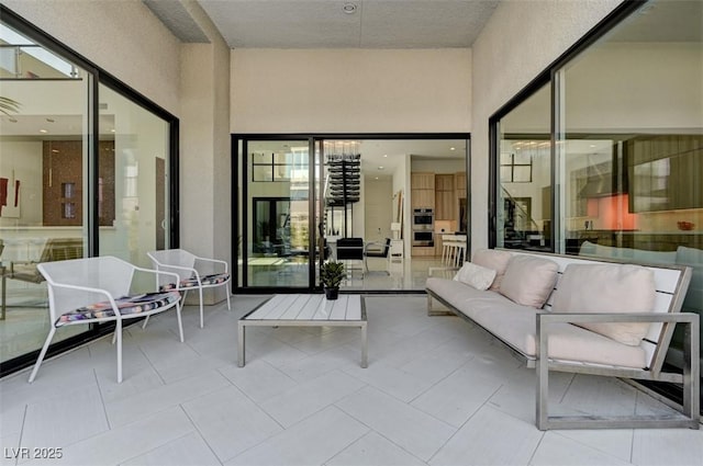 view of patio / terrace with an outdoor hangout area