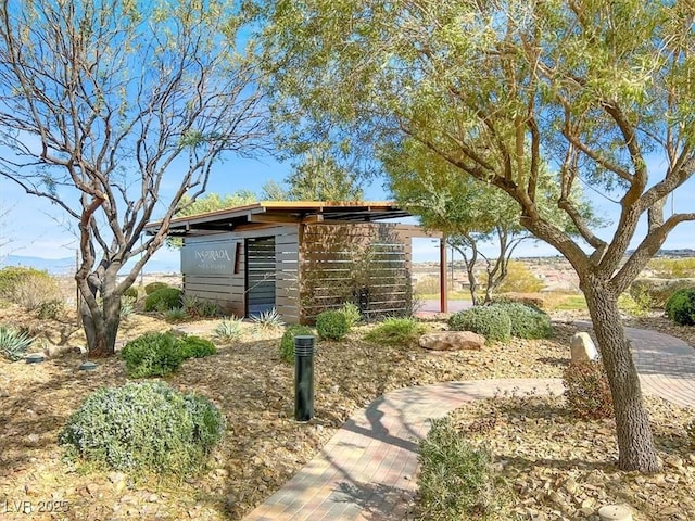 view of outbuilding