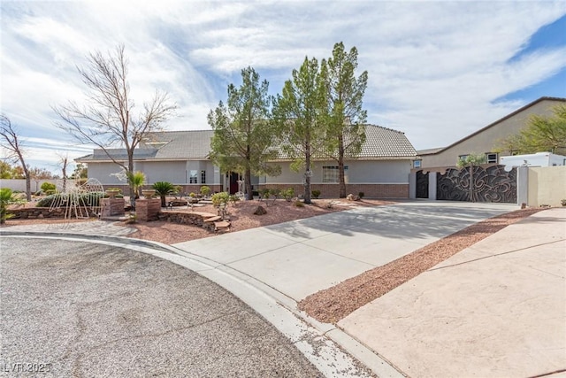 view of ranch-style home