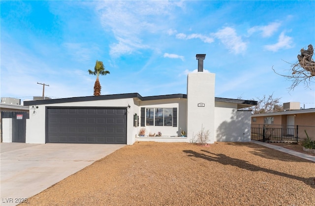 ranch-style house with a garage